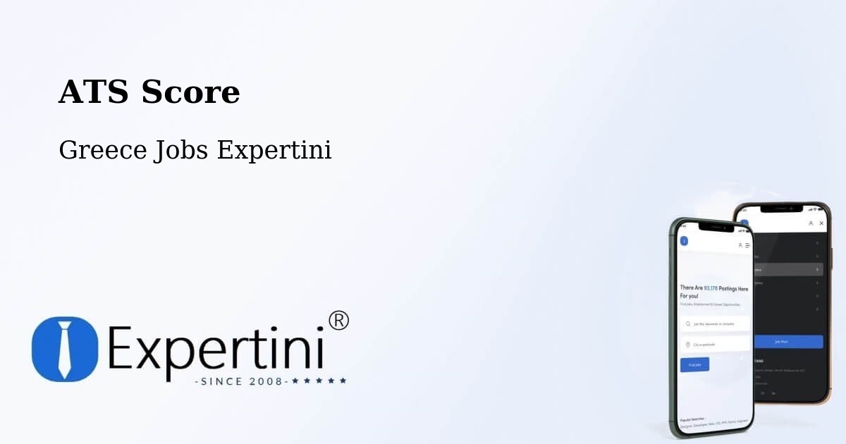 Resume ATS Score & Job Description Match Tool – Andravída - Greece Jobs Expertini
