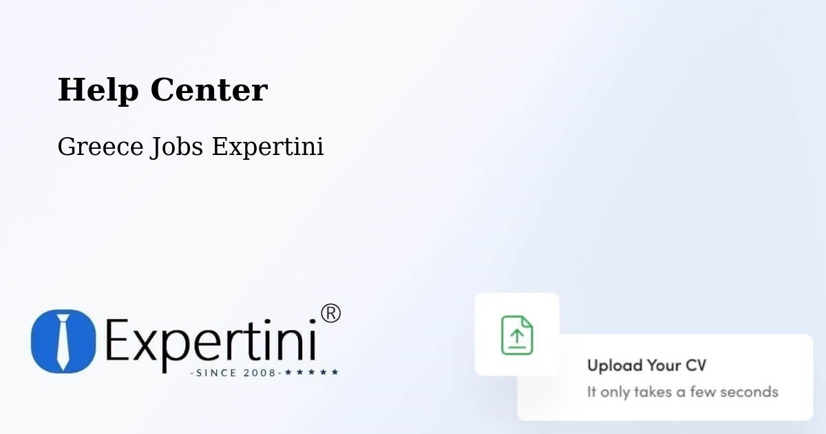 Help Center – Andravída - Greece Jobs Expertini
