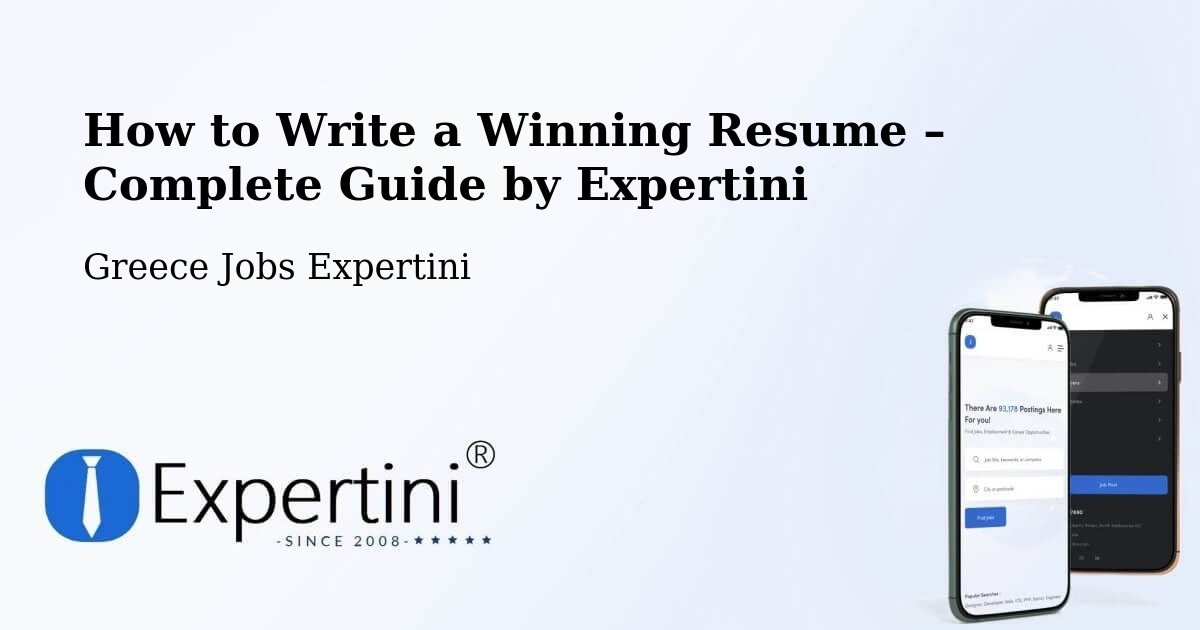 Resume Writing Guide for Job Seekers – Andravída - Andravída, Greece Jobs Expertini
